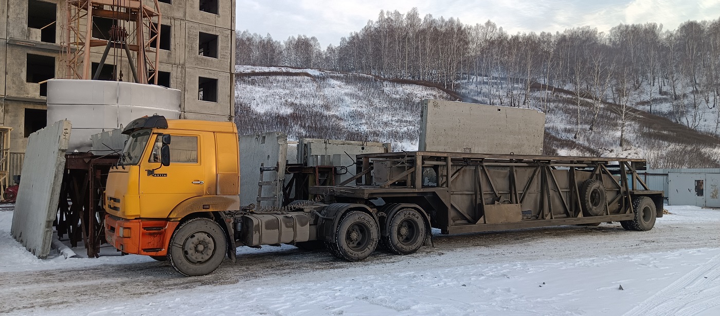 Аренда и услуги панелевозов для перевозки ЖБИ изделий в Кудымкаре