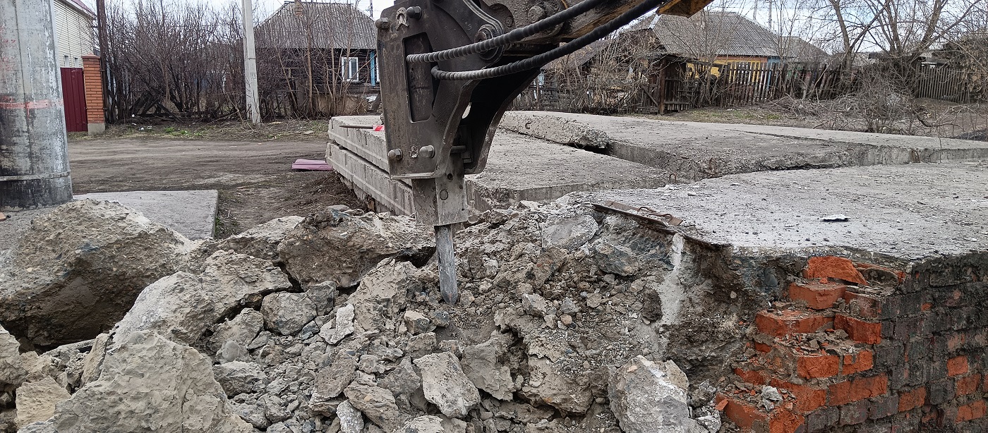 Услуги и заказ гидромолотов для демонтажных работ в Соликамске