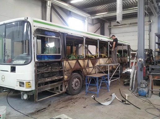Ремонт автобусов, замена стекол, ремонт кузова стоимость ремонта и где отремонтировать - Пермь